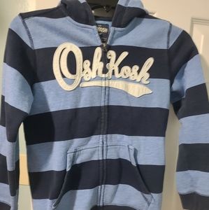 Boys Oshkosh zip up hoodie like New sz 10